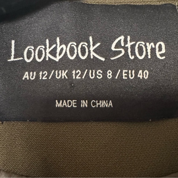 LookBook Store | Olive Green Asymmetrical Blazer - Picture 8 of 11